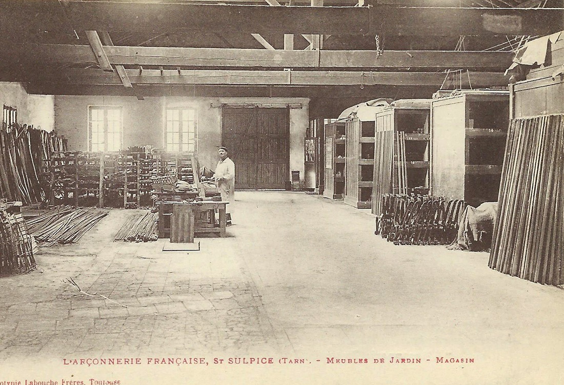 vieille image de l'usine de l'arçonnerie française